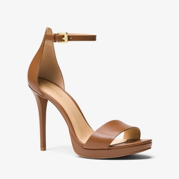 michael kors hutton leather sandal